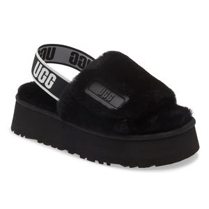 UGG® Disco Genuine Shearling Slingback Slipper